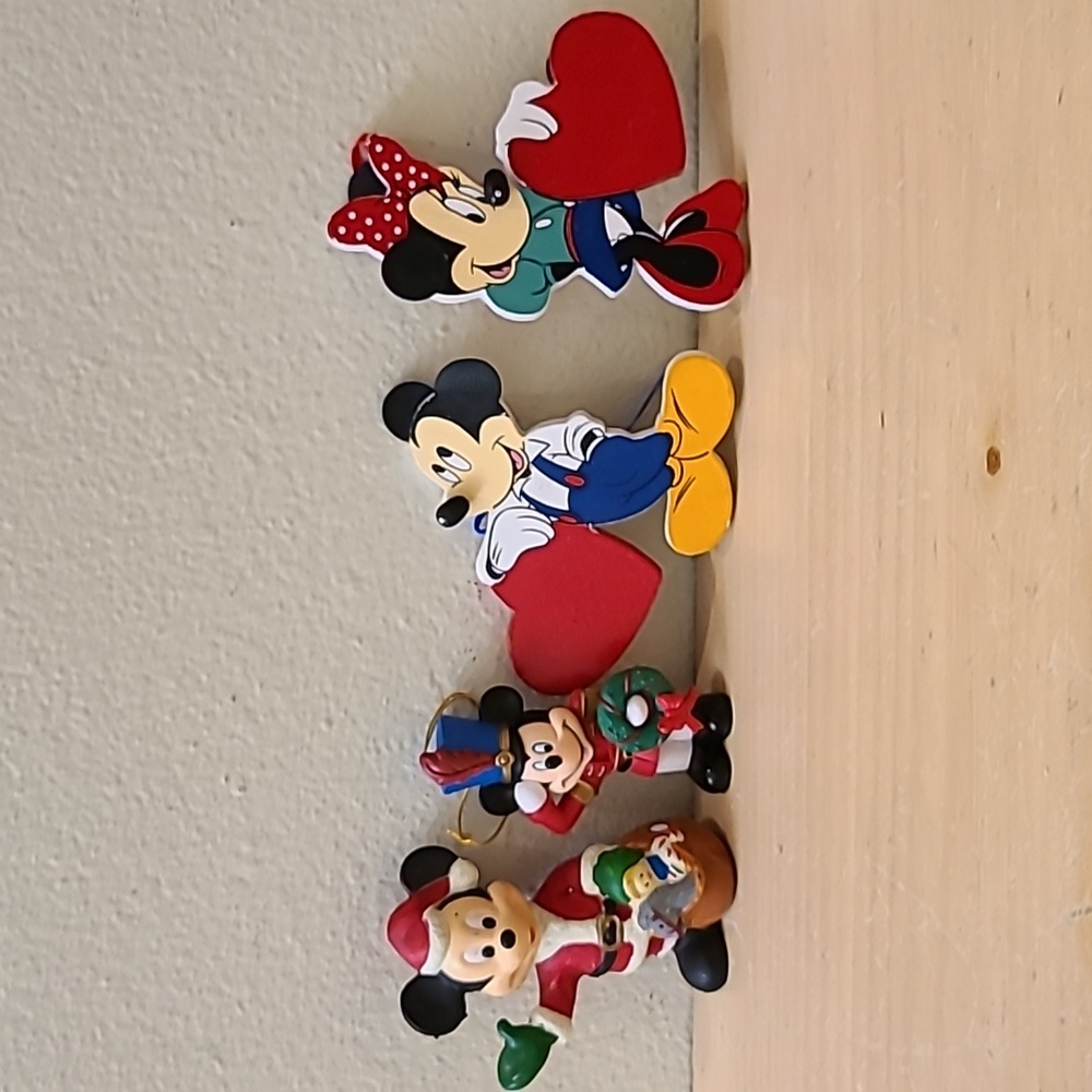 4 Vintage Disney Ornaments